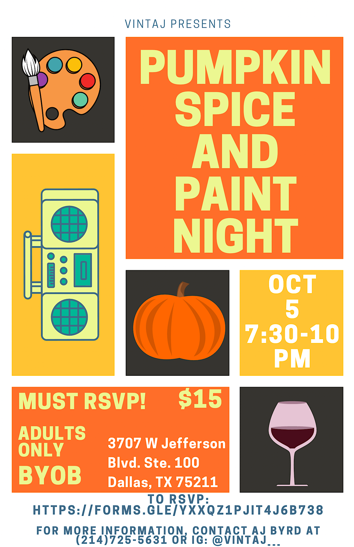 Pumpkin Spice and Paint Night