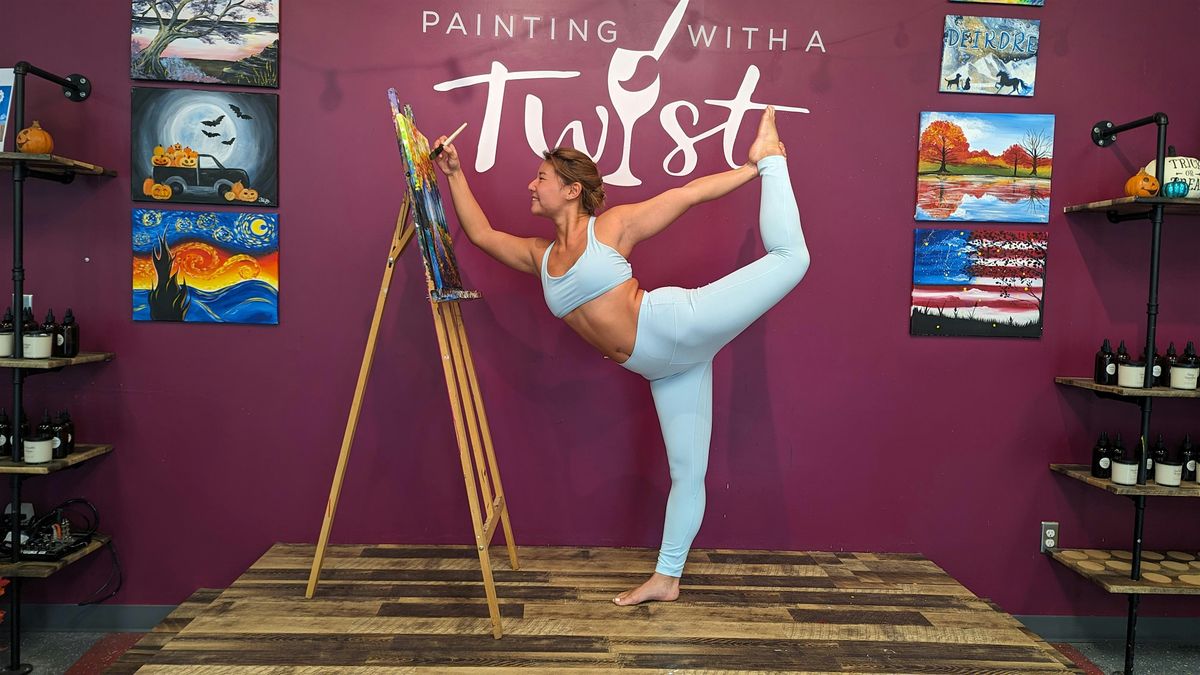 Mother's Day Painting with a Twist & Yoga Session