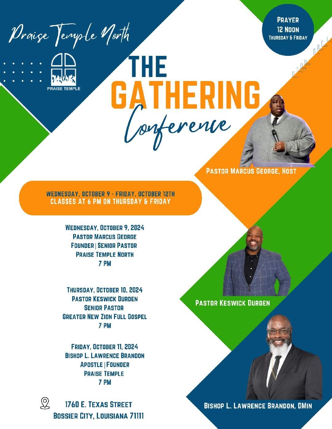 Please join us for "The Gathering" Conference @ Praise Temple North