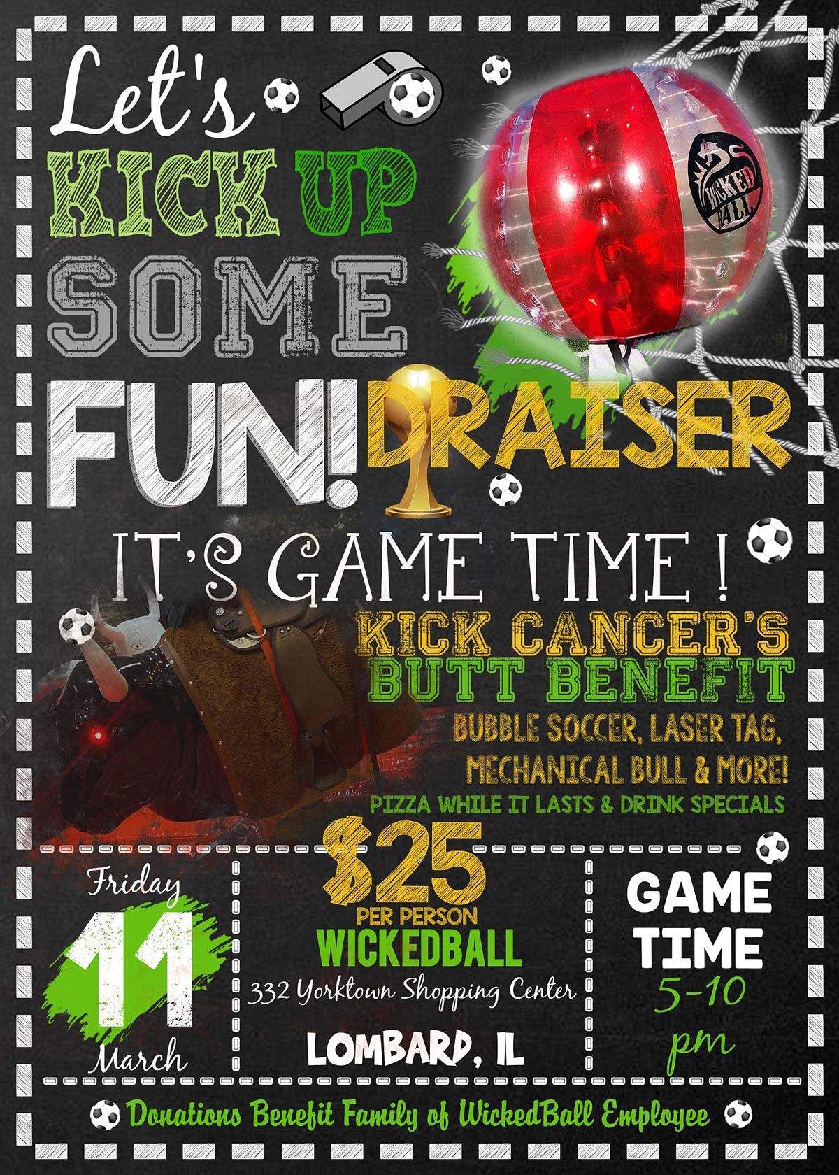 Kick Cancer's Butt Benefit @ WickedBall!