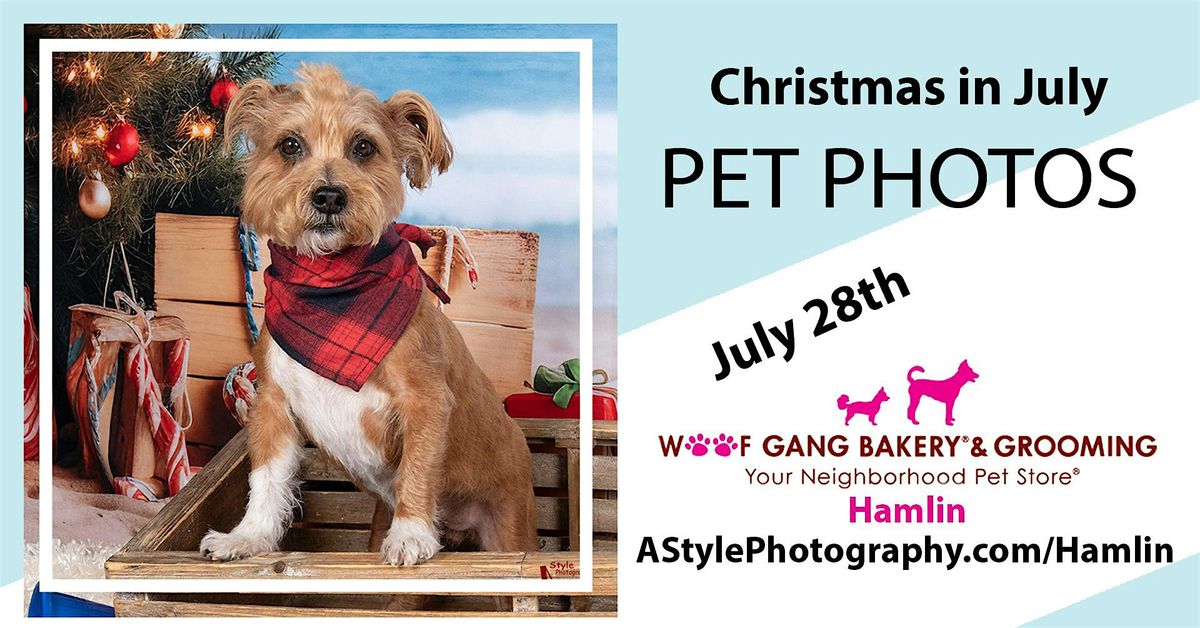 Christmas in July  Pet Photos