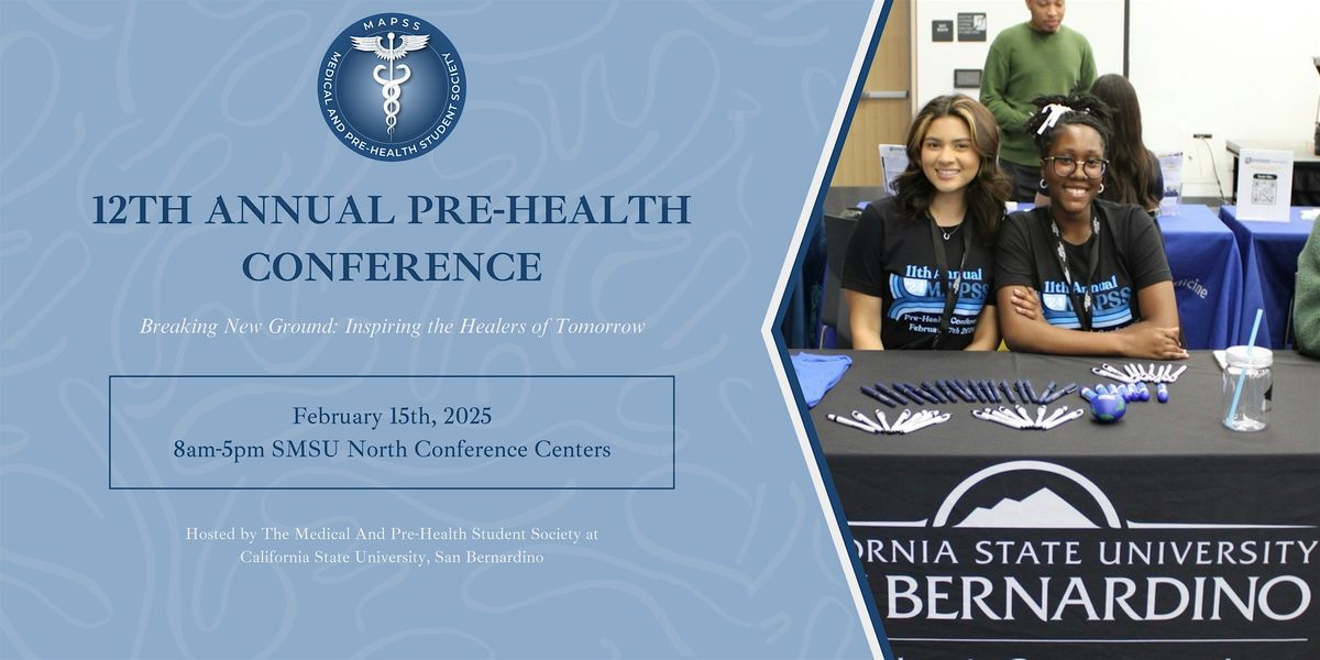 12th Annual MAPSS Pre-Health Conference