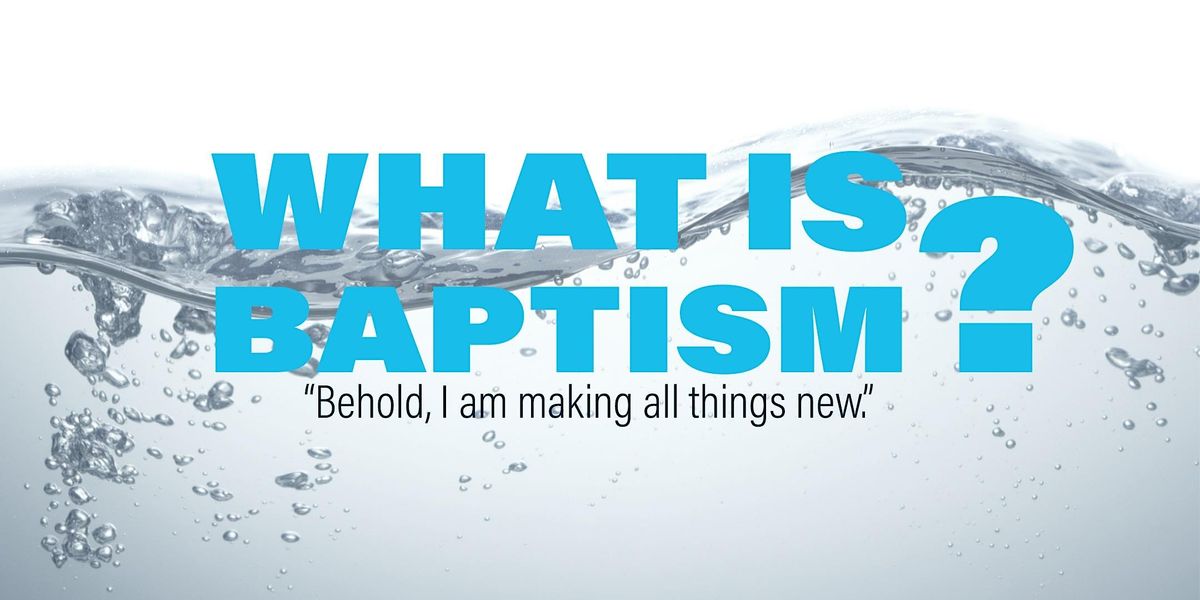 Baptism Class