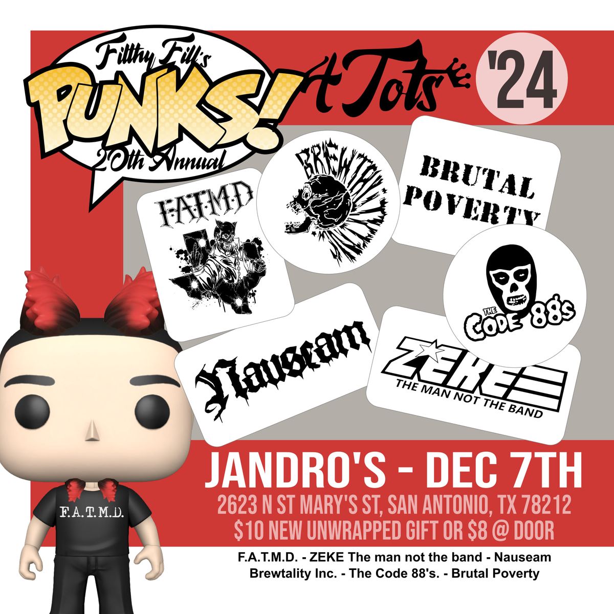 20th Annual Punk's for Tots toy drive