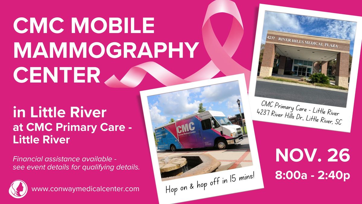 Get Your Mammogram in Little River! 