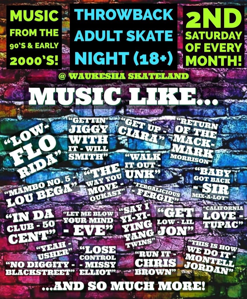 90's and 2000's Adult Skate