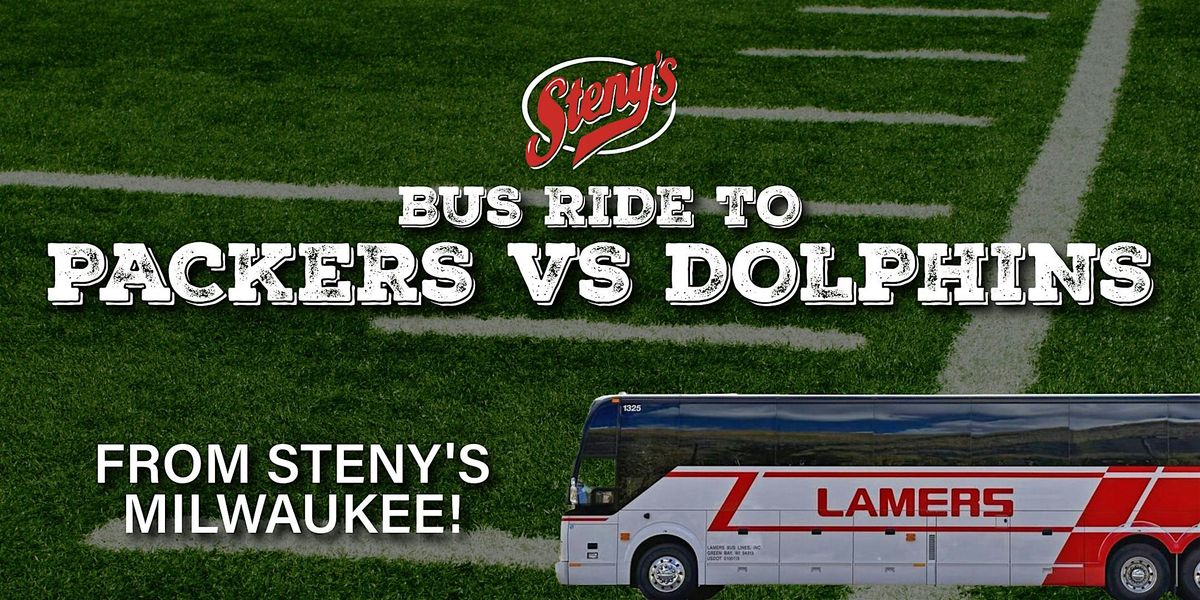 Steny's Milwaukee Bus Ride to Lambeau - Packers vs Dolphins!