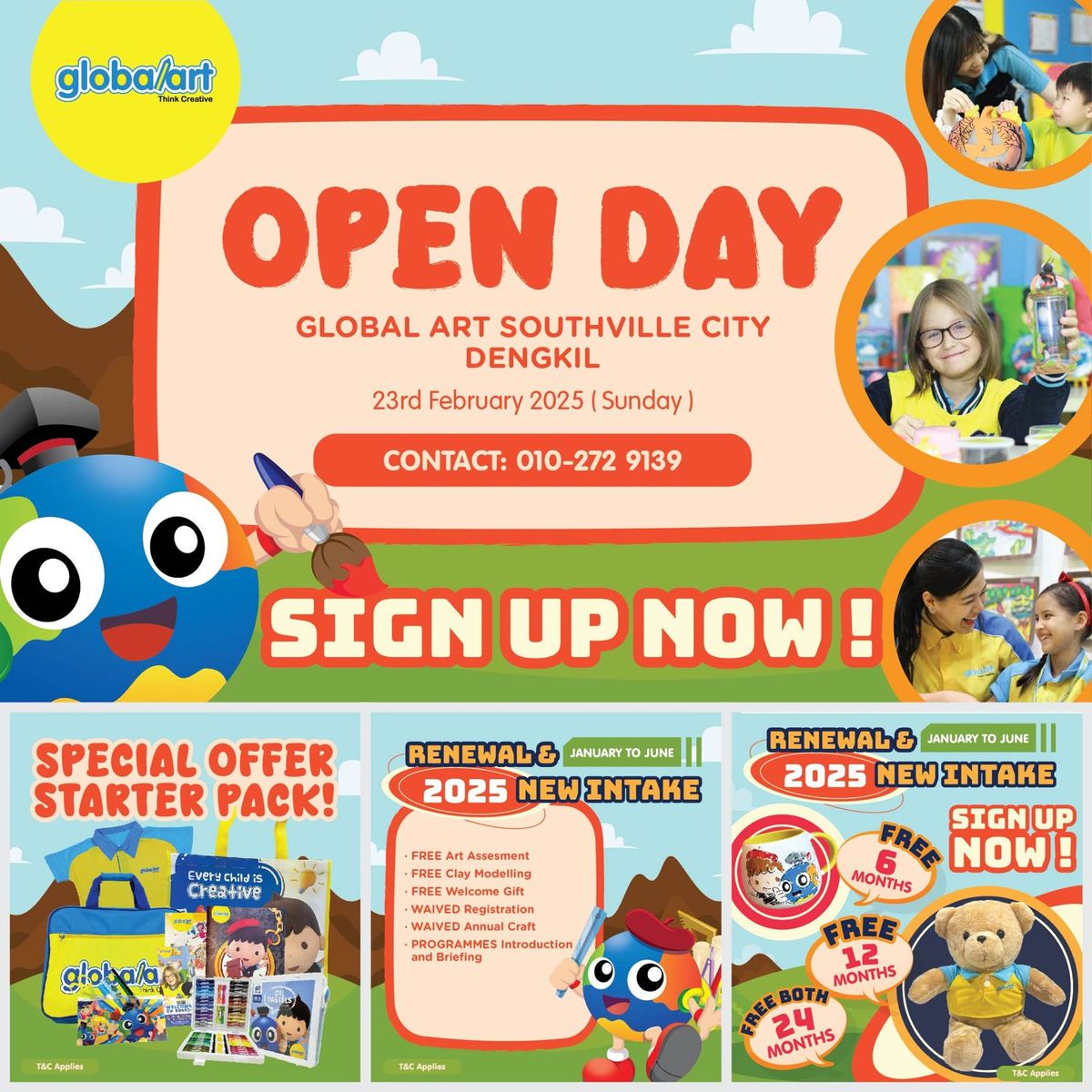 OPEN DAY 2025 -Global Art Southville City Dengkil 