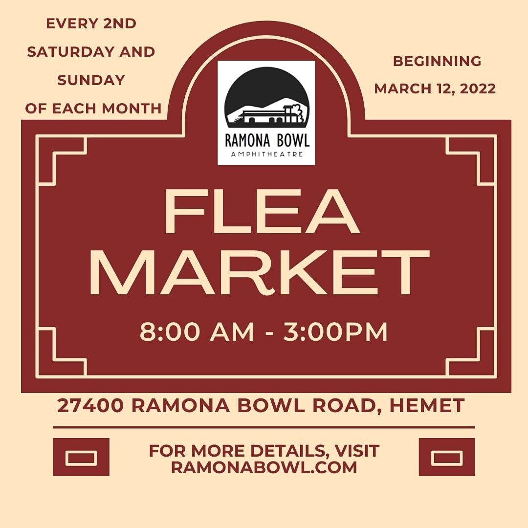 Ramona Bowl - Flea Market Vendors