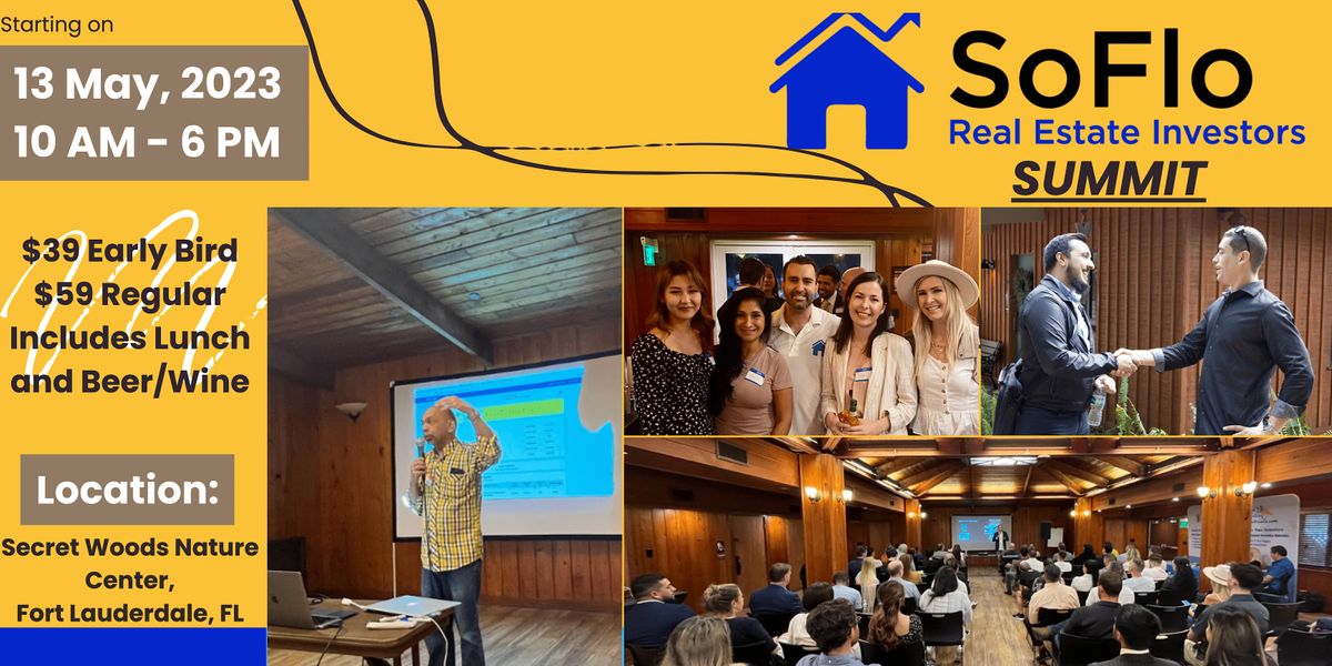 SoFlo Real Estate Investors Summit May, 2023, Secret Woods Nature