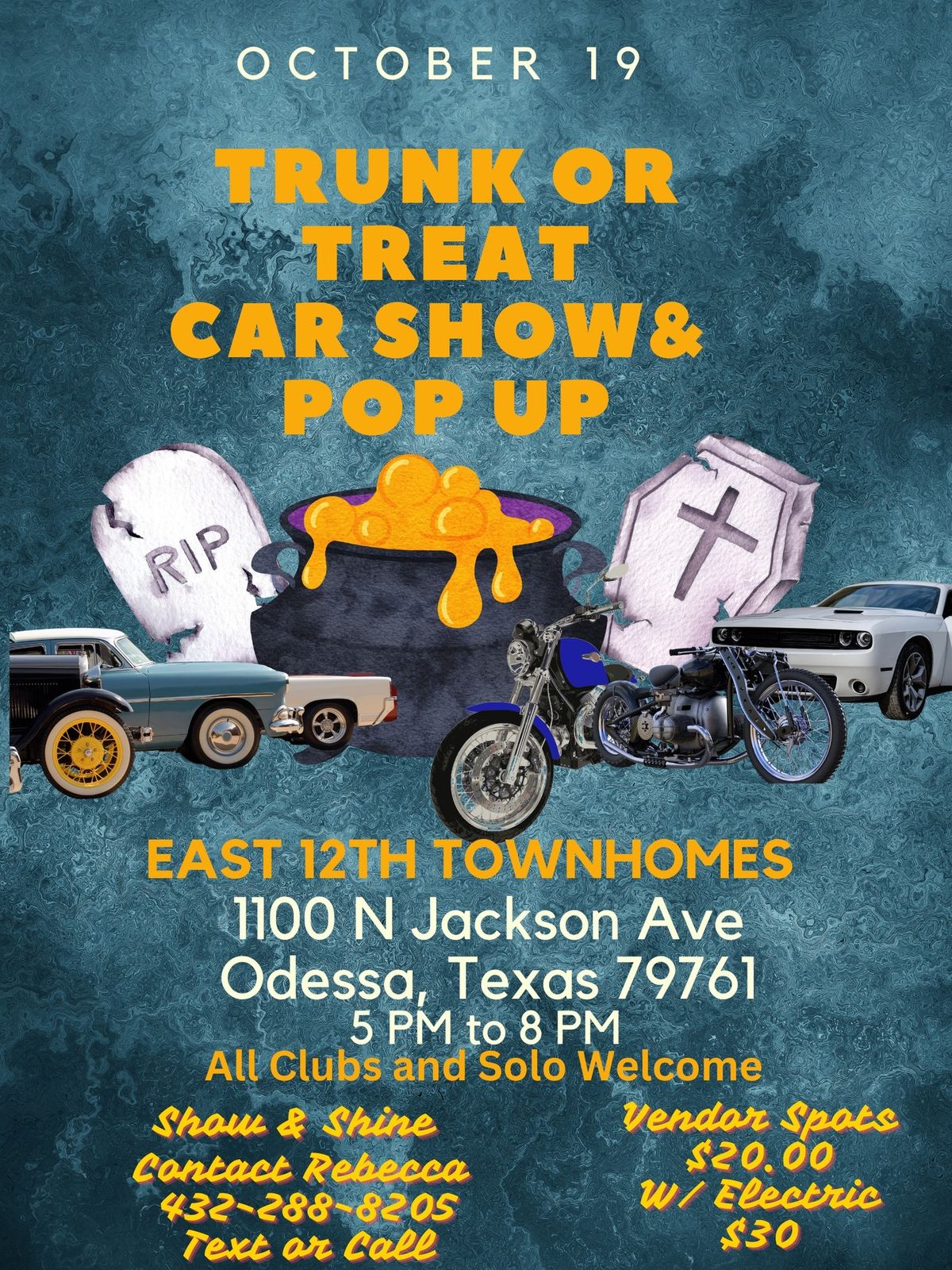 2nd Annual Trunk or Treat Car Show