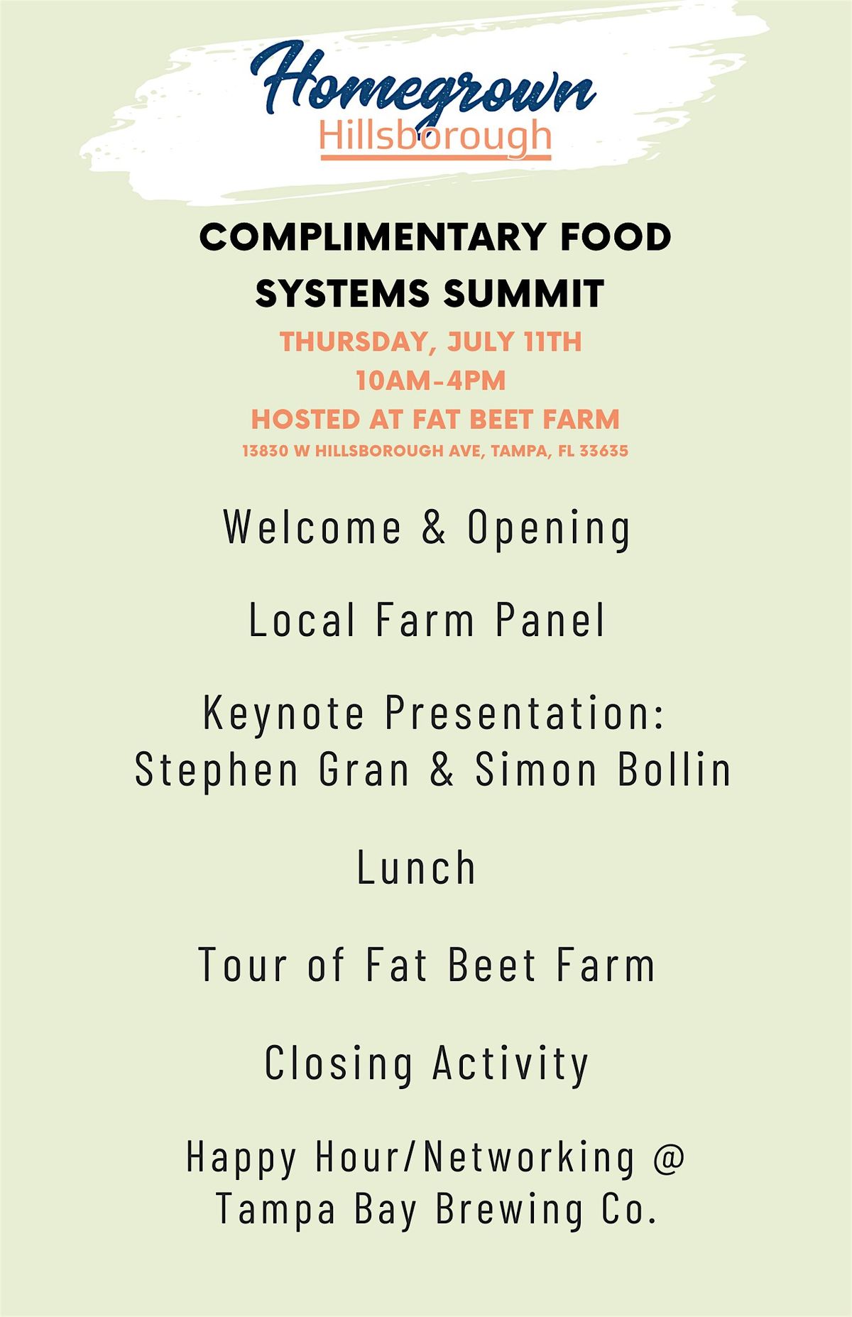 Partnership Summit #5: Complimentary Food Systems