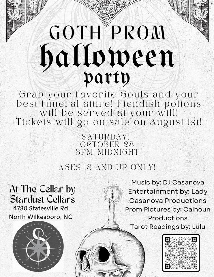 Goth Prom Halloween Party, Stardust Cellars, Panola, 28 October 2023