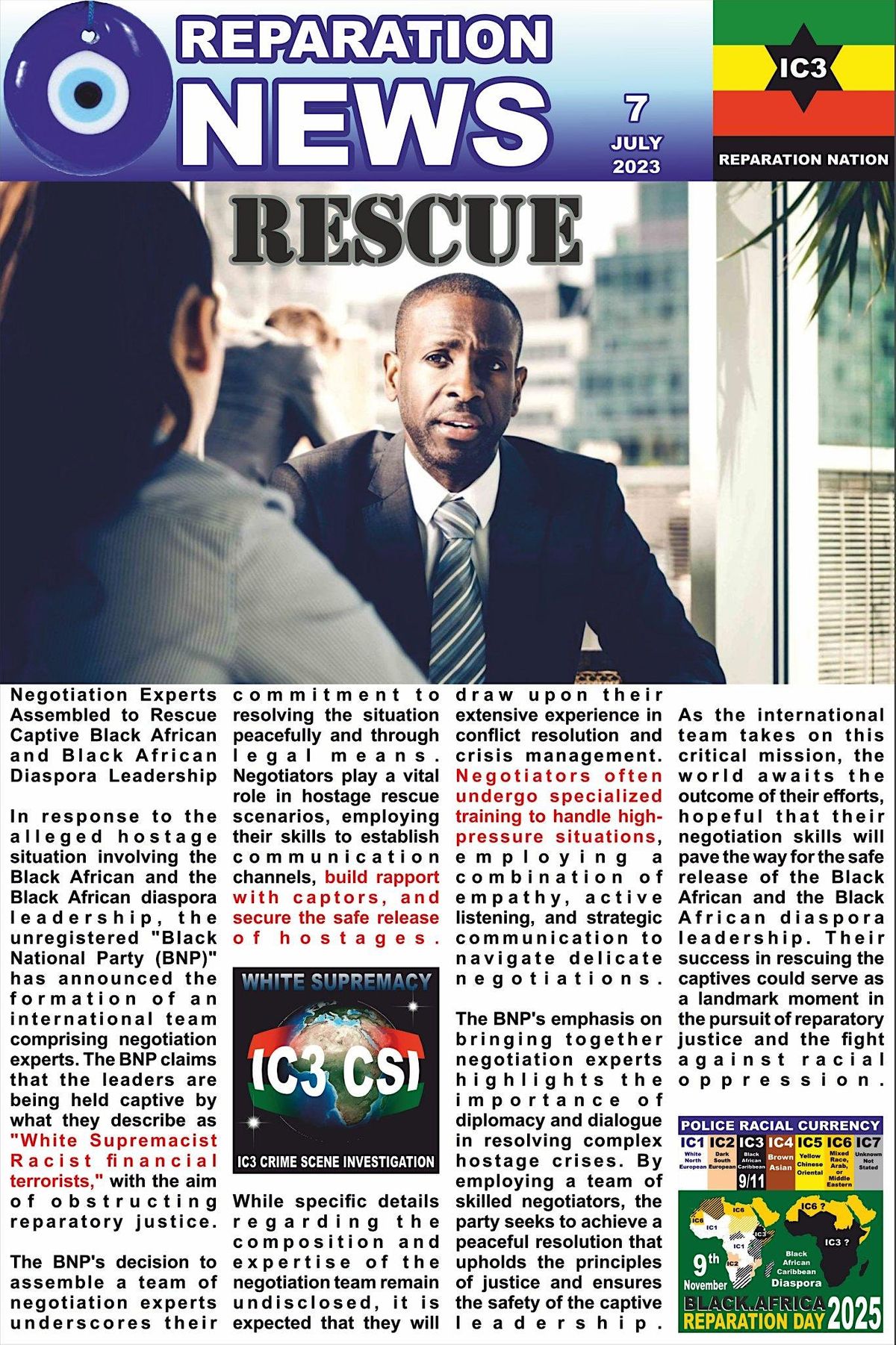 ADEJA REPARATION TASK FORCE INTERNATIONAL