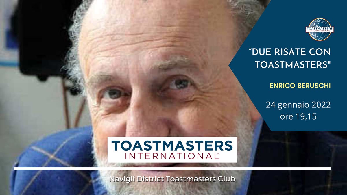 Enrico Beruschi - Due risate con Toastmasters International!