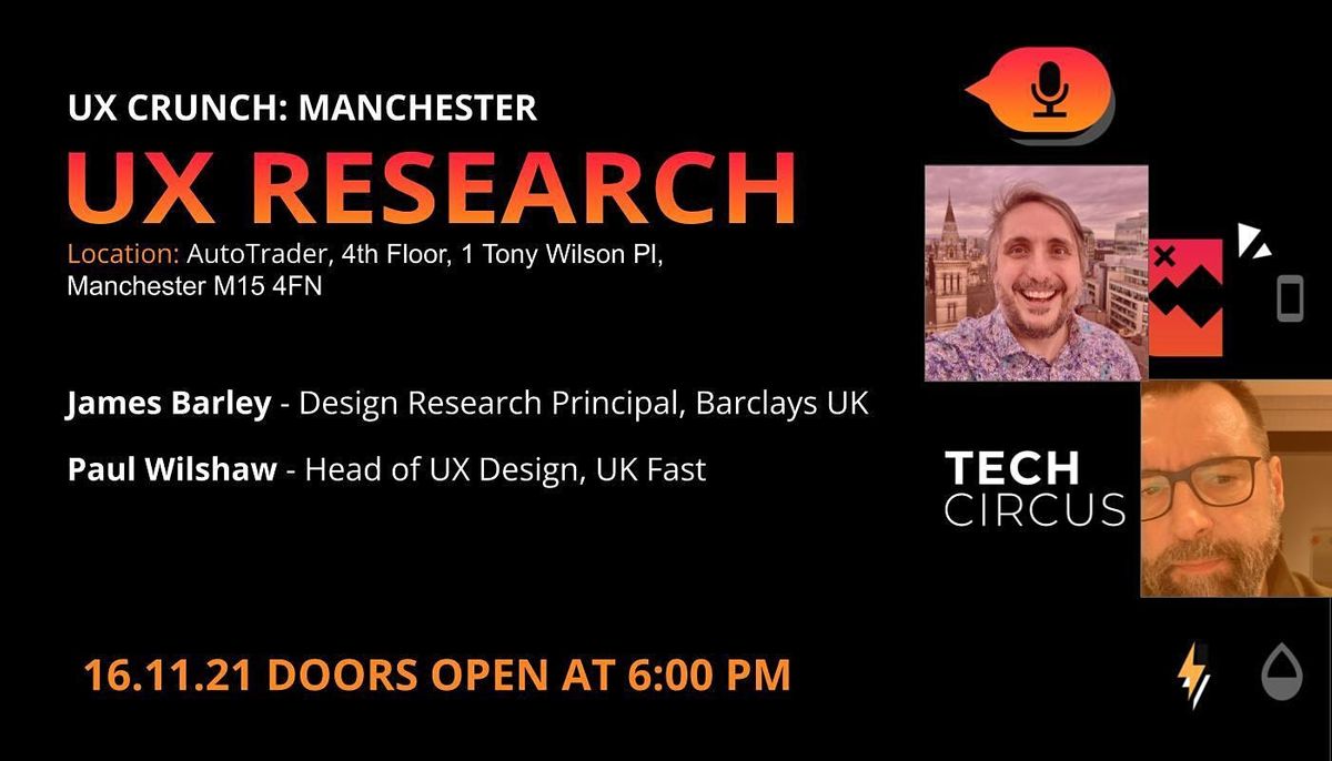 UX Crunch: UX Research Manchester