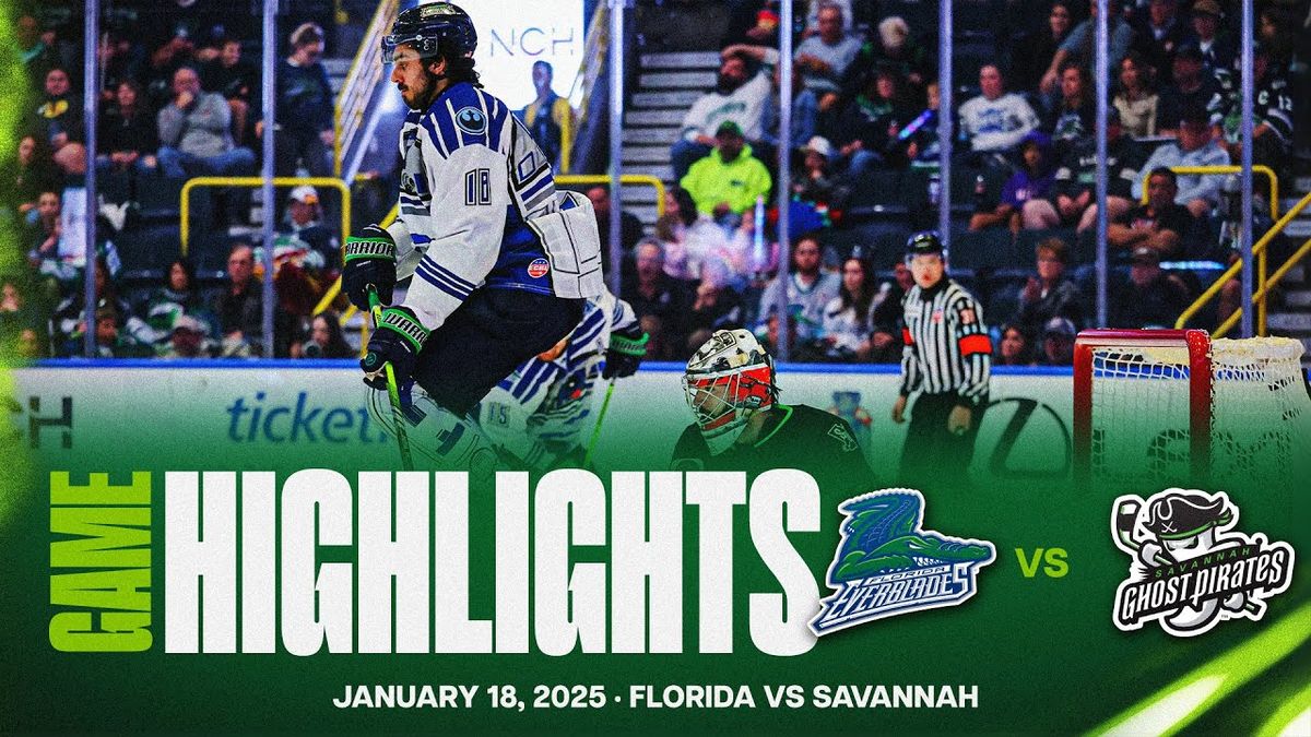 Florida Everblades vs. Savannah Ghost Pirates