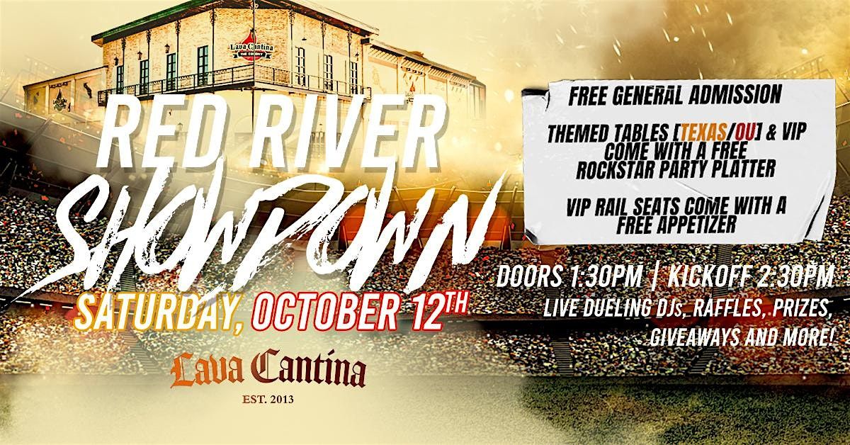 Red River Showdown: Texas vs. OU Live at Lava Cantina