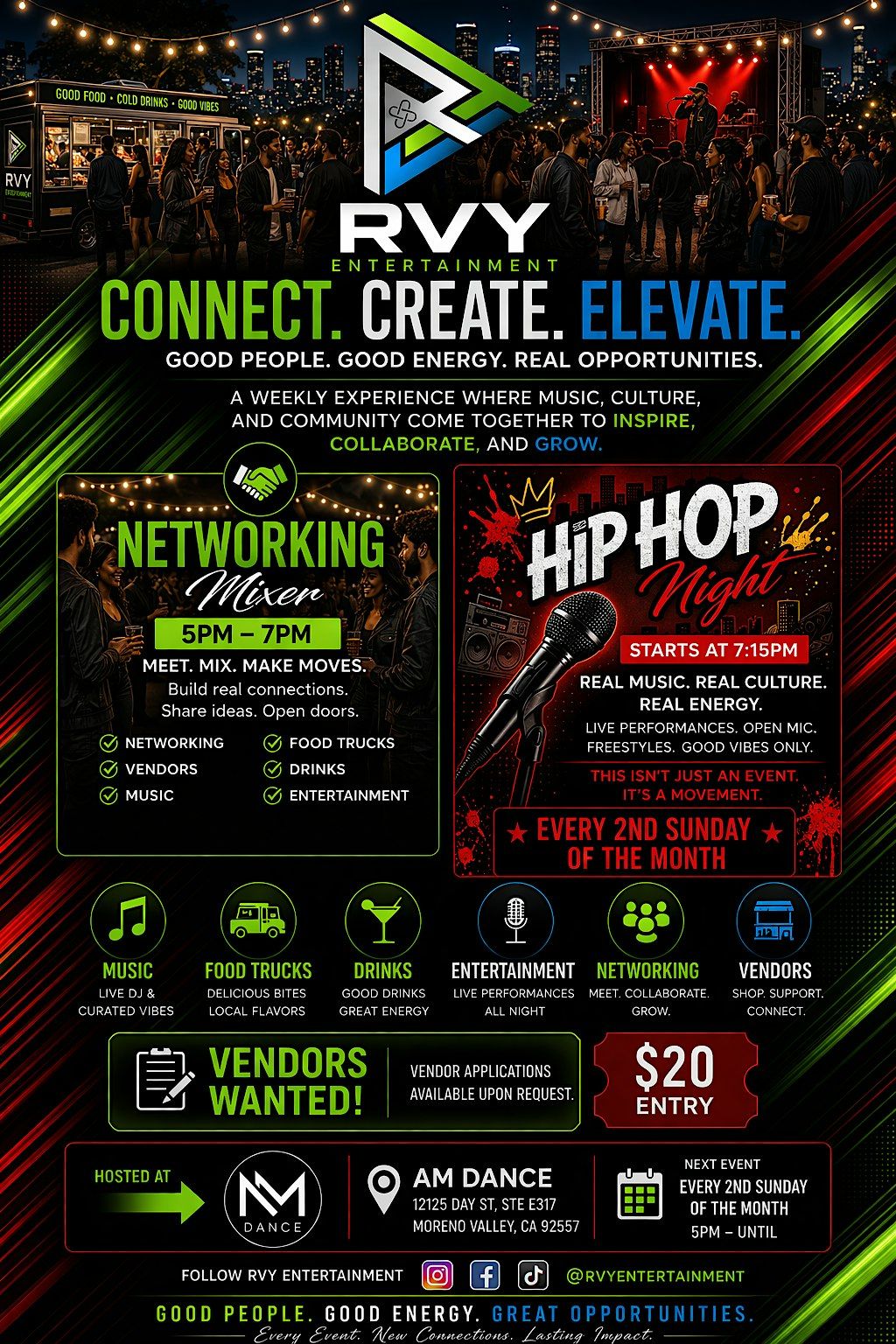 RVY ENTERTAINMENT PRESENTS: Hip Hop Night