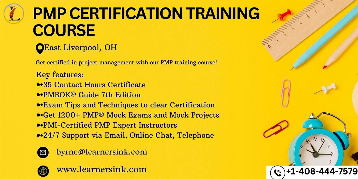 Increase your Profession with PMP Certification In East Liverpool, OH