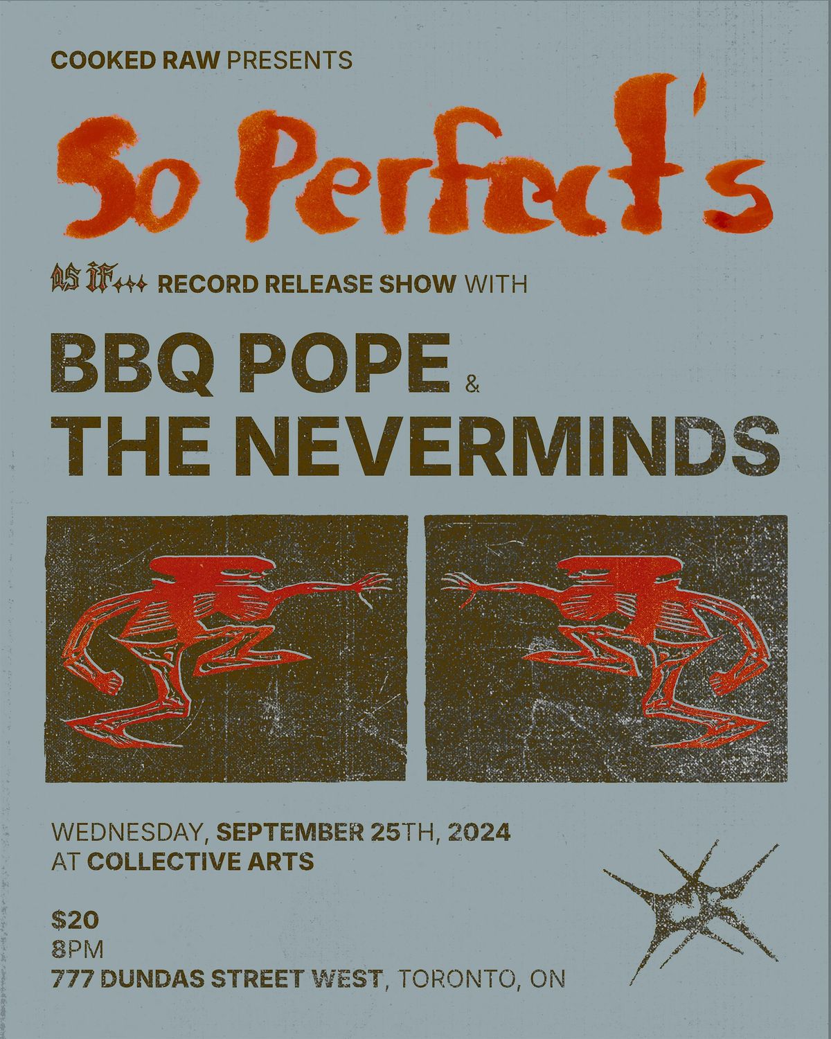 Sept 25: So Perfect record release \/ BBQ Pope \/ The Neverminds