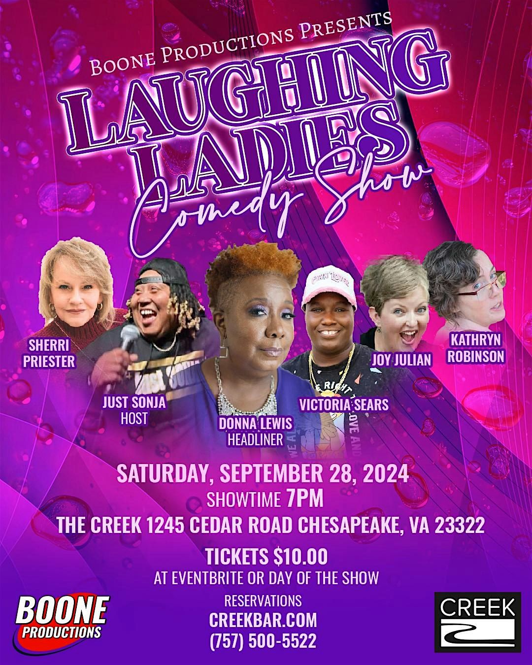 Comedy Show Laughing Ladies