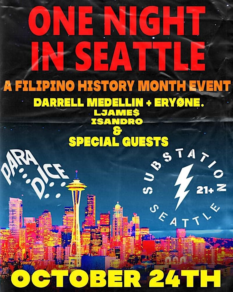 One Night In Seattle (Filipino History Month Event)