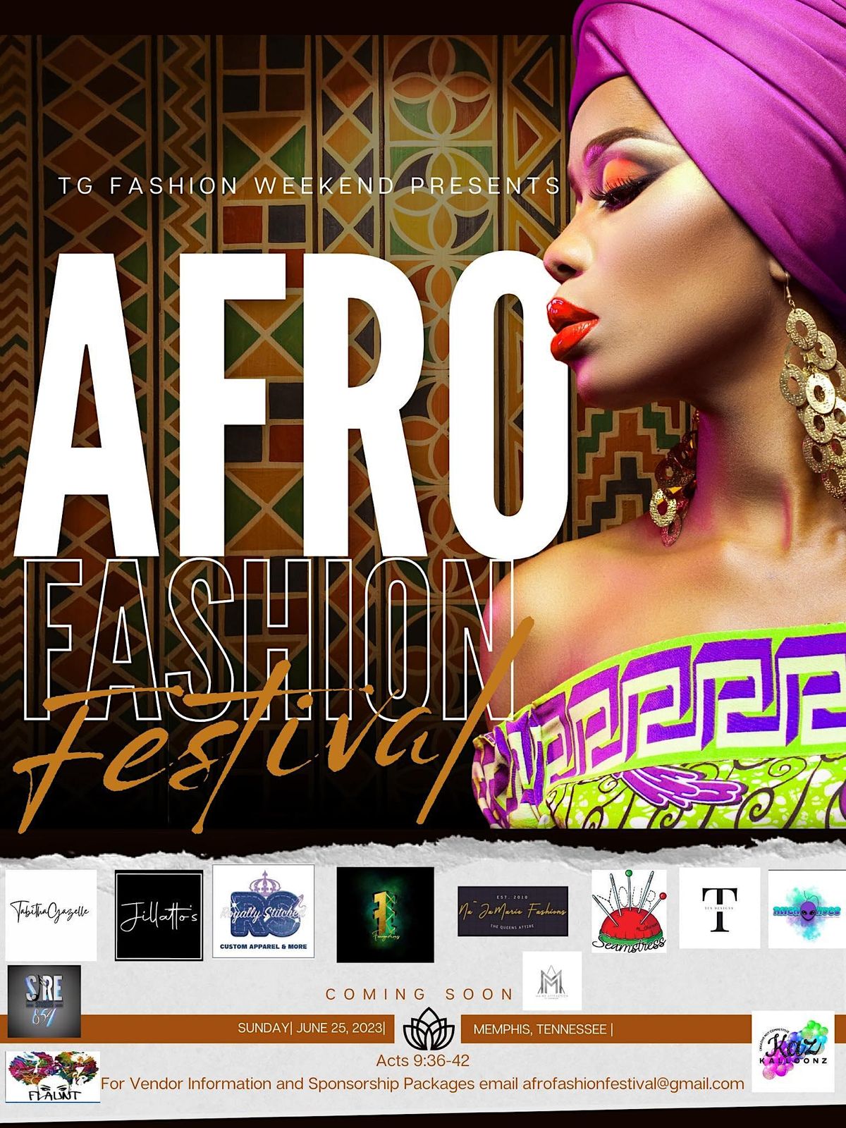 TG Fashion Weekend Presents Afro Fashion Festival & Vendor Expo