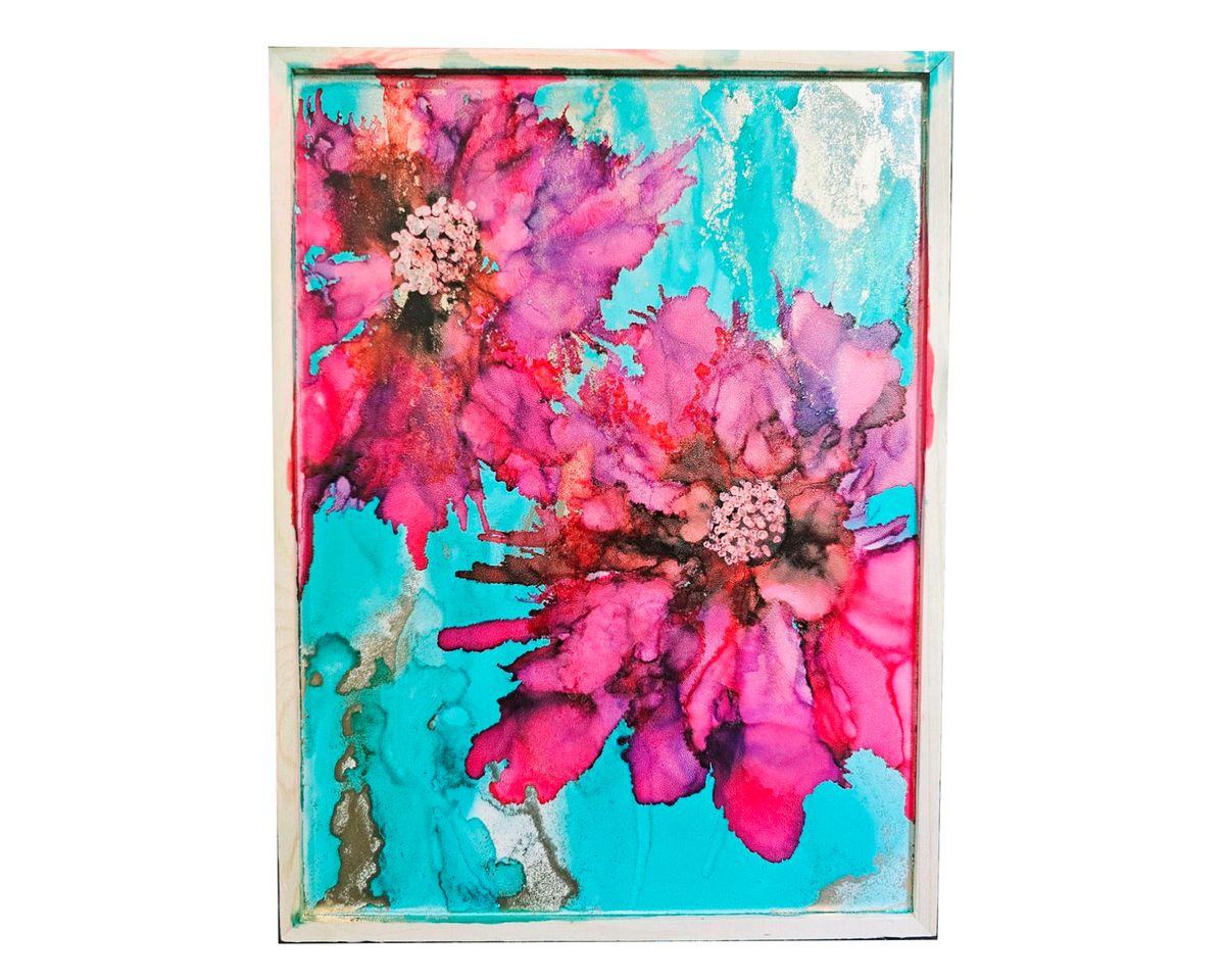 Alcohol Ink Flowers