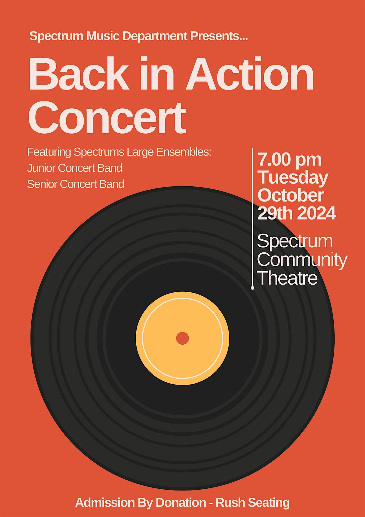 Spectrum Music Department Back in Action Concert