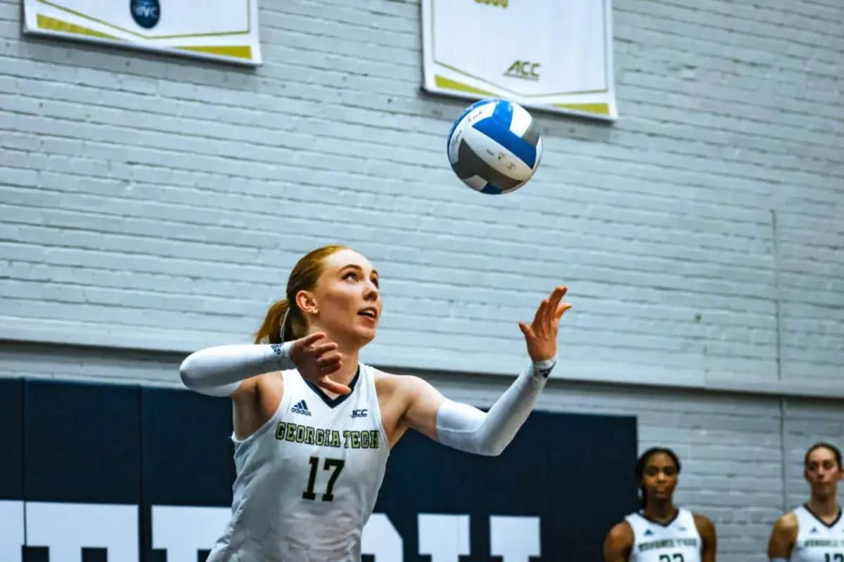 NC State Wolfpack at Georgia Tech Yellow Jackets Womens Volleyball