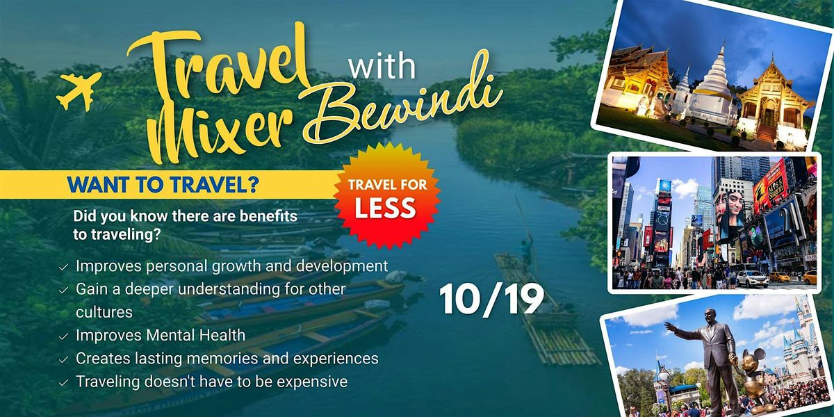 Travel Mixer with Bewindi