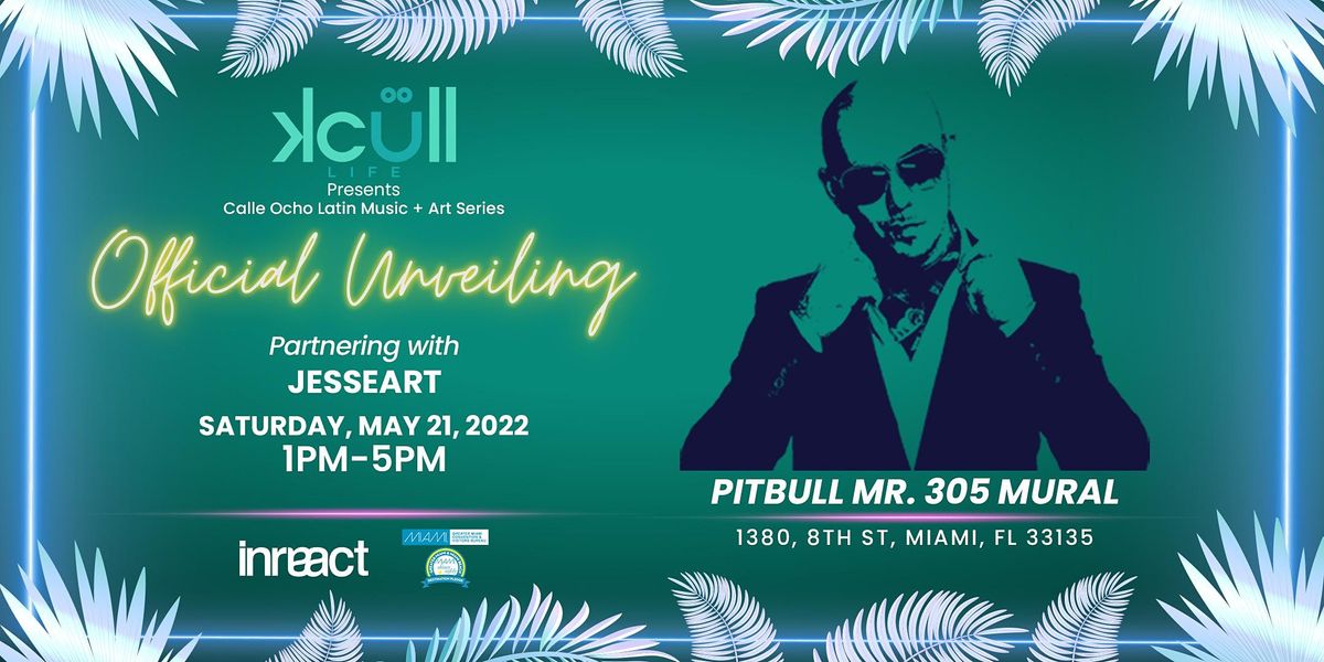 Pitbull Mural Unveiling