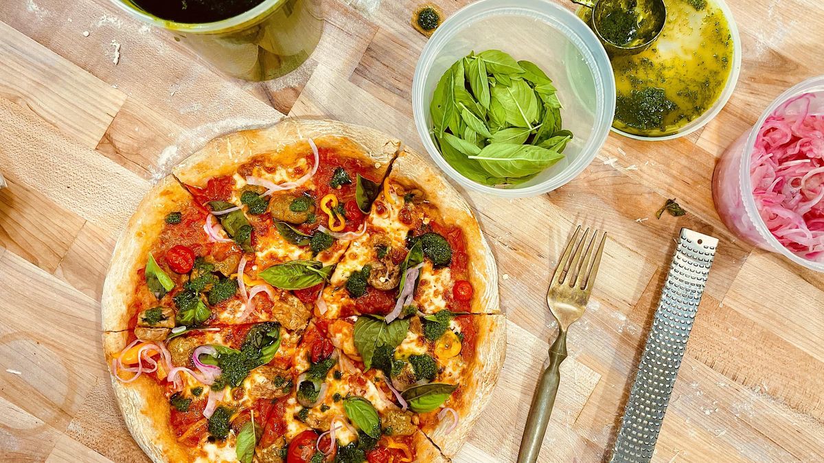 Sourdough Pizza, Country Bird Bakery, Tulsa, 7 May 2023