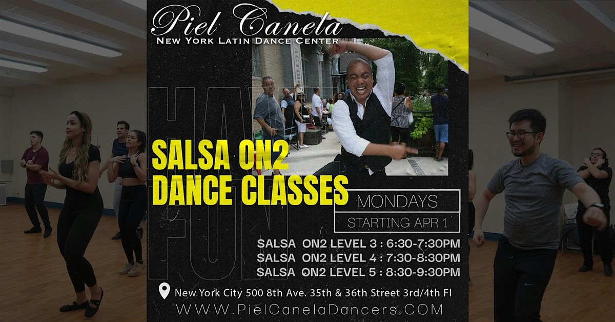 Salsa On2 Dance Class,  Level 3  Intermediate