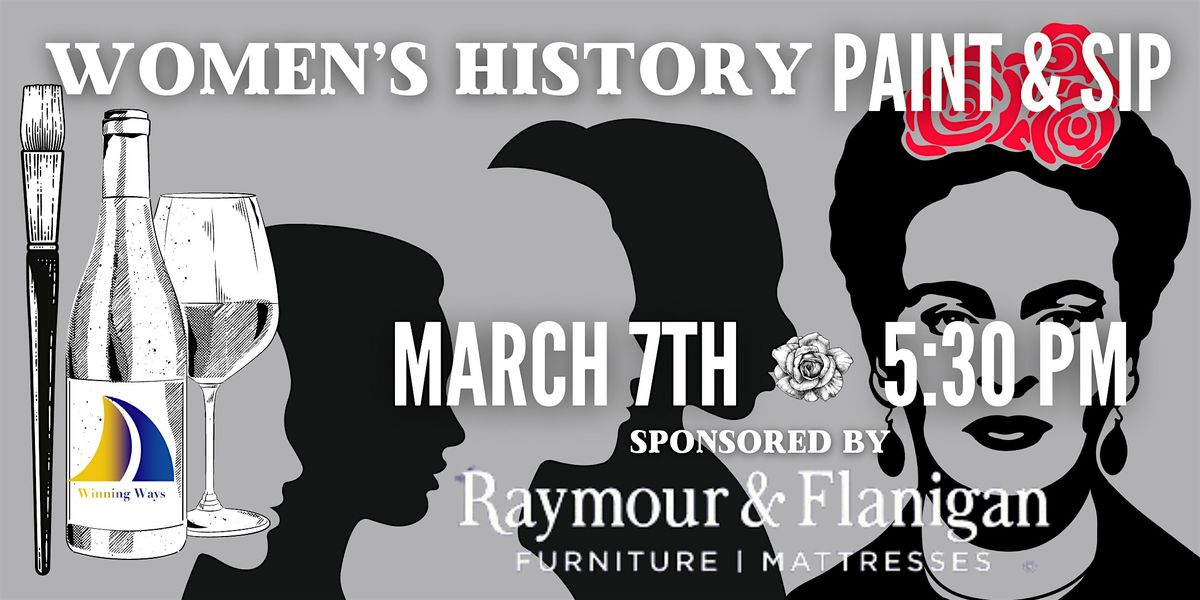 Women's History Month: Paint and Sip Celebration