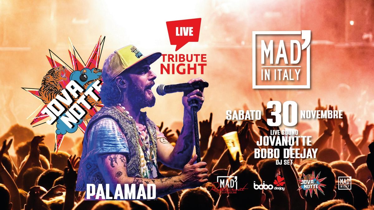 \ud83d\udca5 Tribute Night JOVANOTTI - Live: JOVANOTTE \/ Dj-Set : BOBO