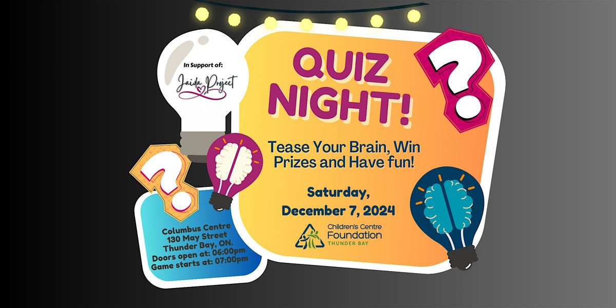 Jaida Project Quiz Night