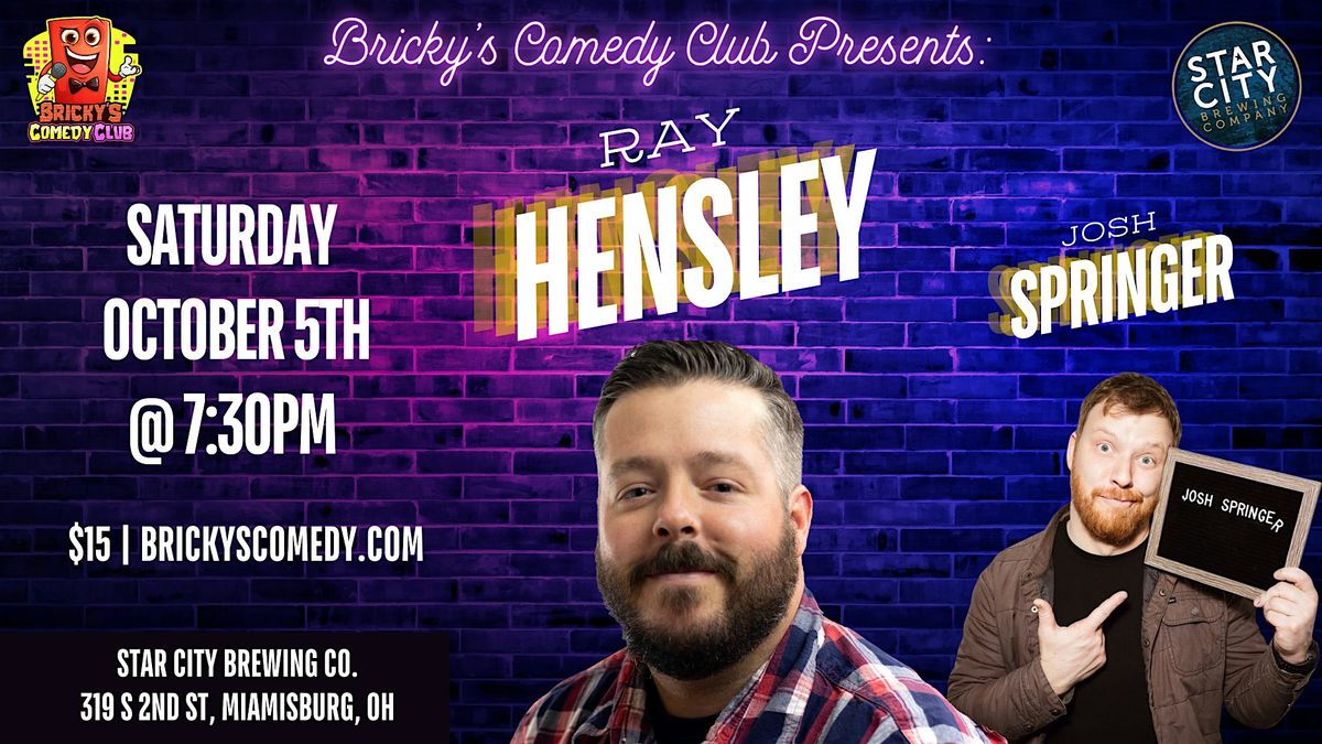 RAY HENSLEY @ Bricky's Comedy Club