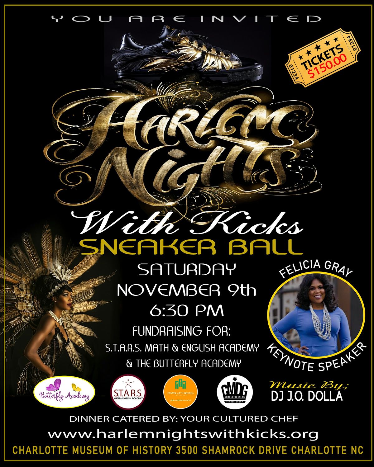 Harlem Nights with Kicks Sneaker Ball featuring Felicia Gray