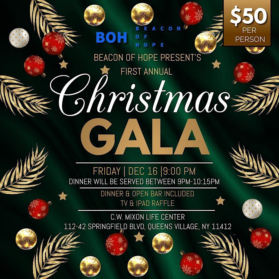 Beacon of Hope Christmas Gala, C.W. Mixon Life Center, Queens, 16