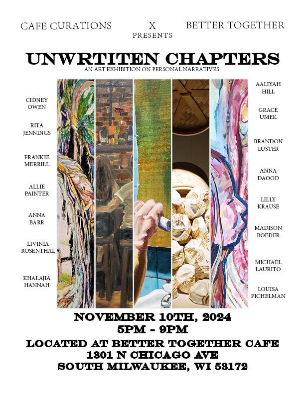 Cafe Curations - Unwritten Chapters Art Exhibition 