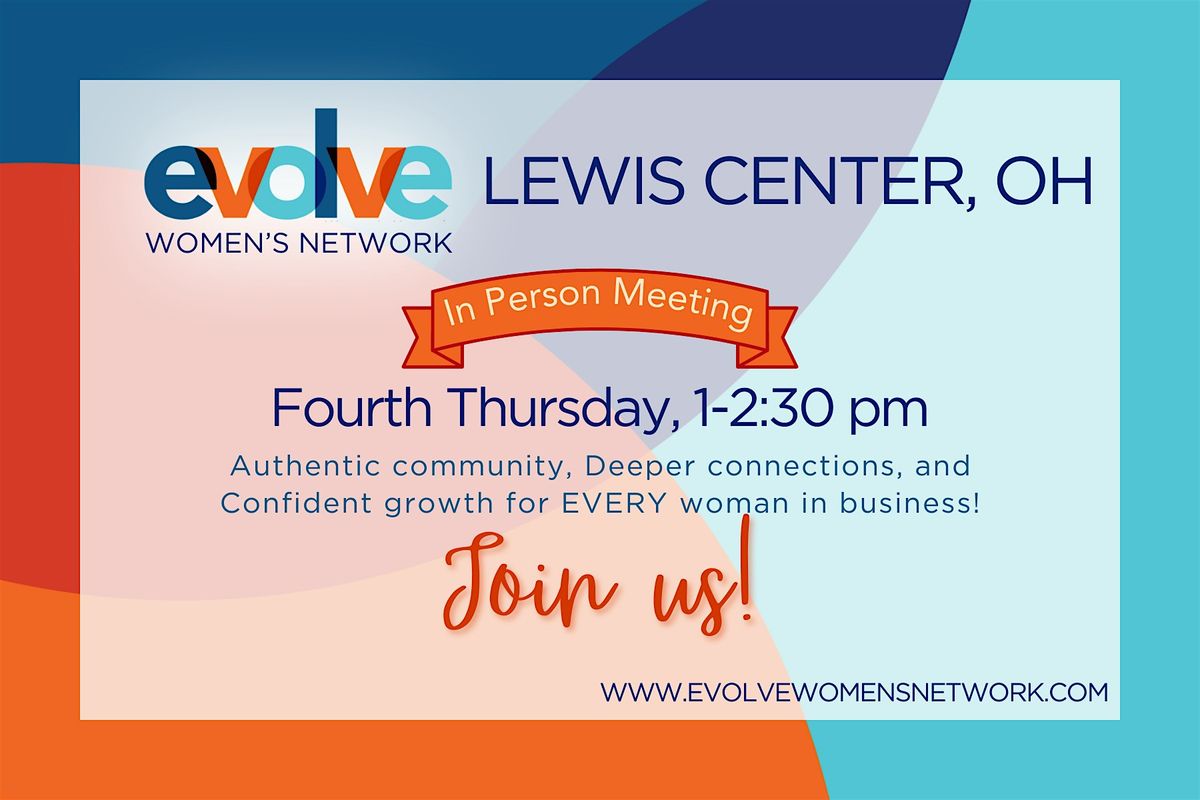 Evolve Women's Network: Lewis Center (In Person)