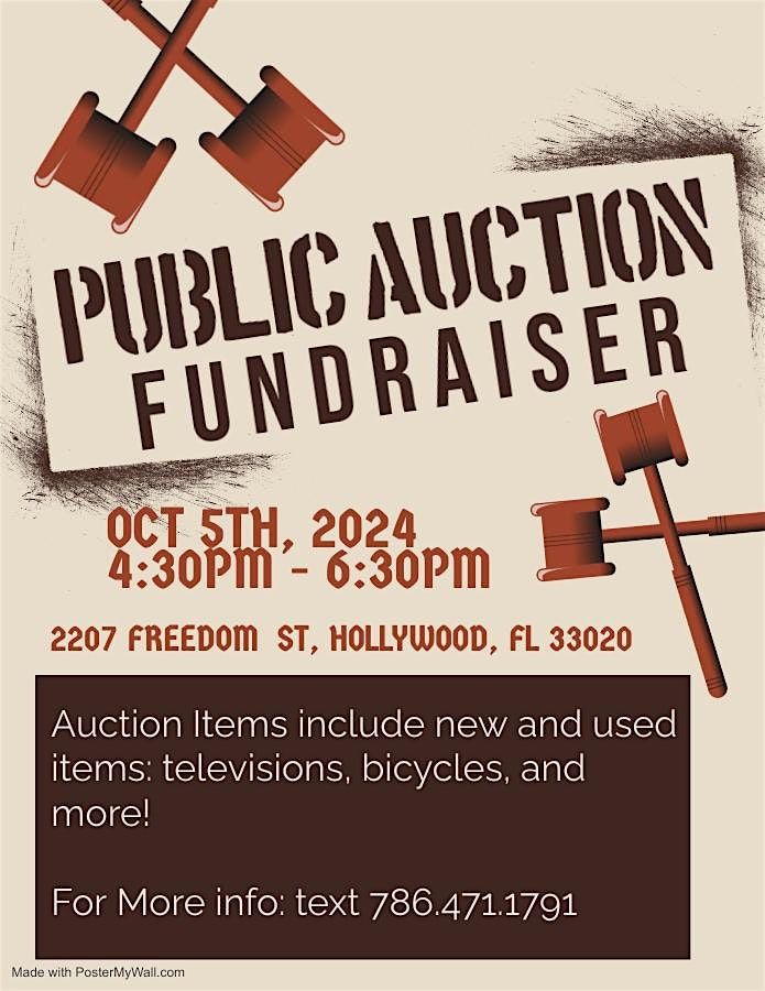 Public Auction (2207 Freedom St, Hollywood, FL)