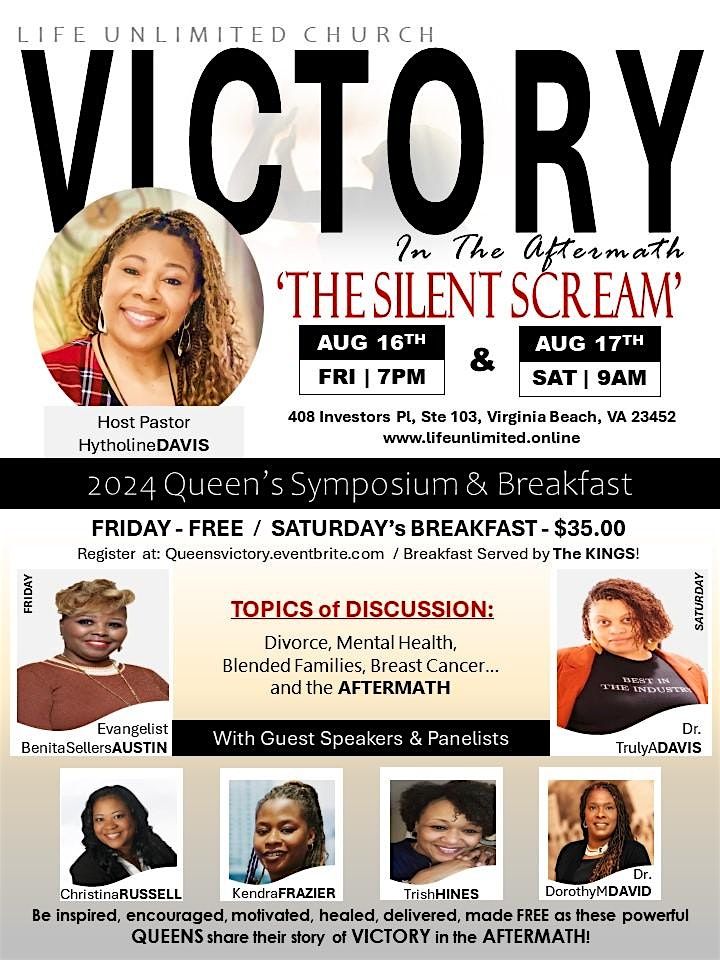 Victory In The Aftermath Symposium, August 16-17, 2024