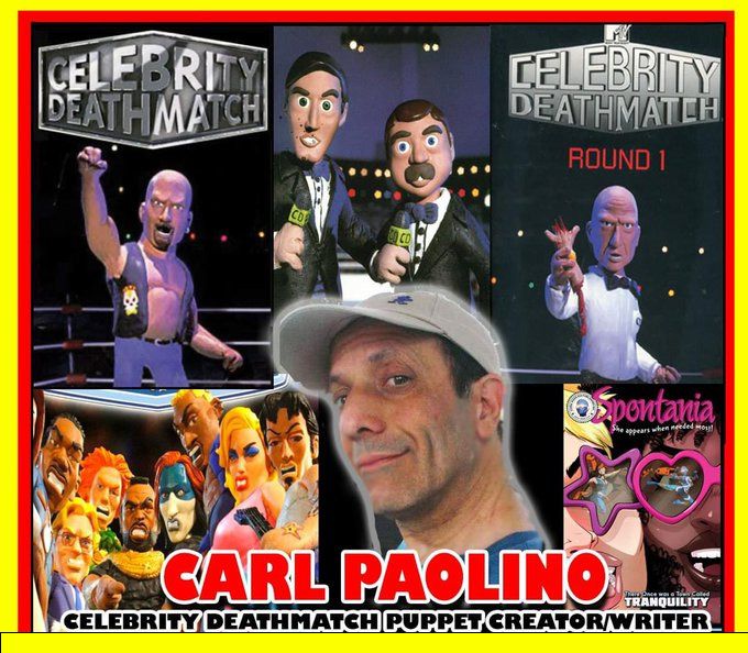 Special Guest:  Celebrity Death Match Writer\/ Creator, Carl Palino