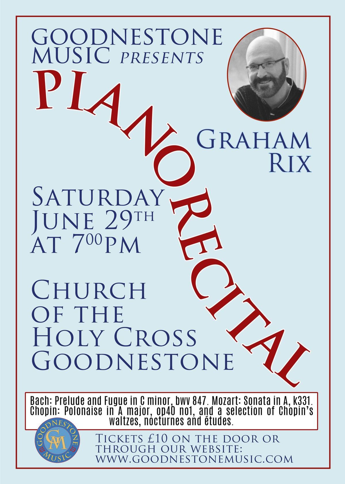 Graham Rix Piano Recital 