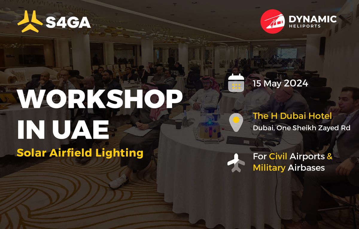 S4GA Workshop in the UAE: Solar Airfield Lighting