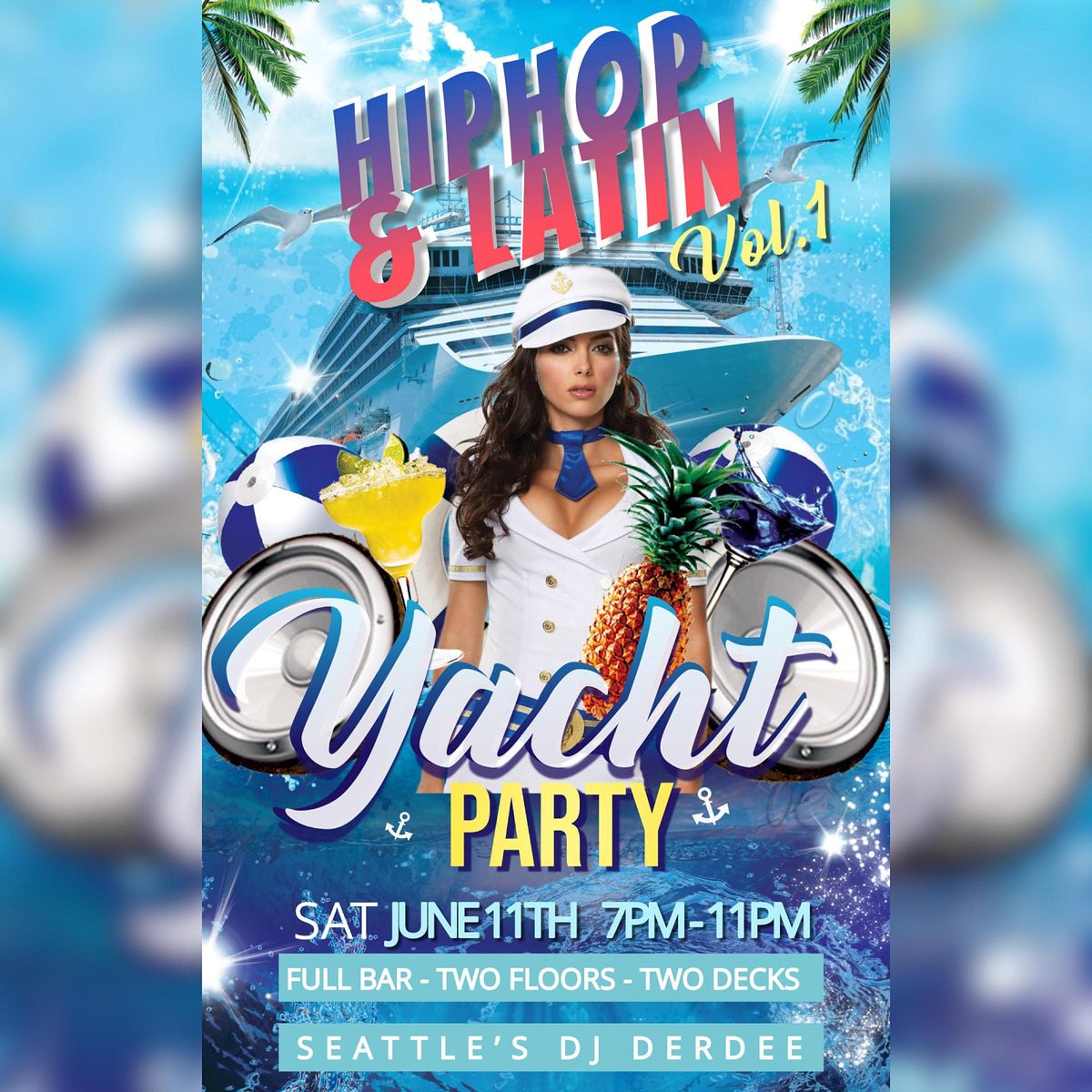 Latin & HipHop Yacht Party