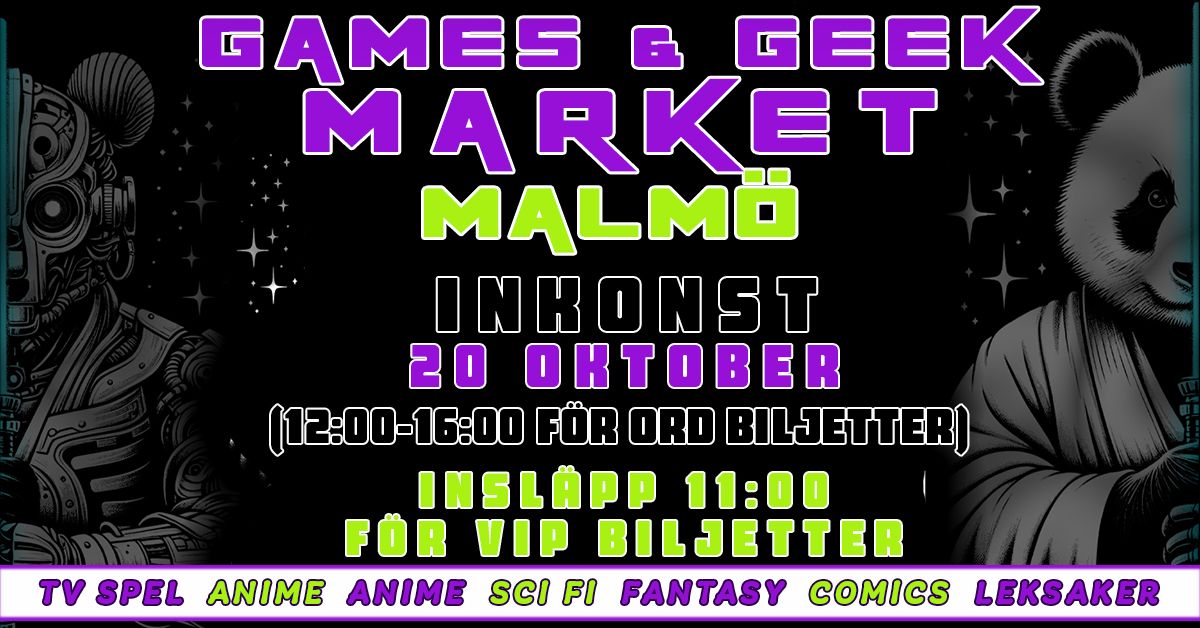 Games & Geek Market Malm\u00f6